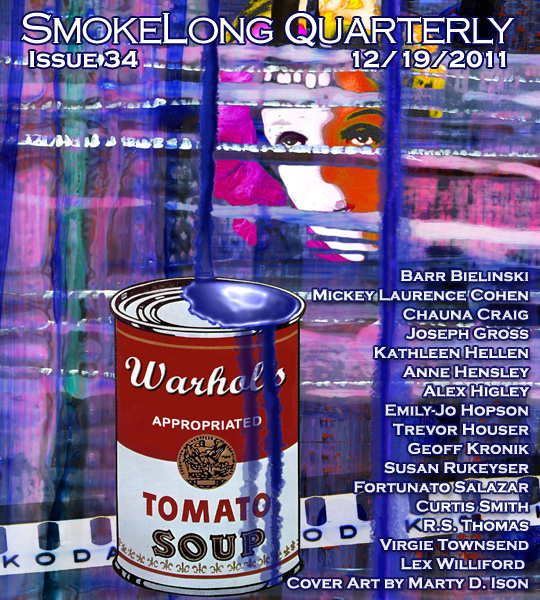 SmokeLong Quarterly, Issue Thirty-Four, December 19, 2011