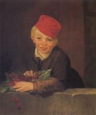 Boy with Cherries (Plate 9—1858)